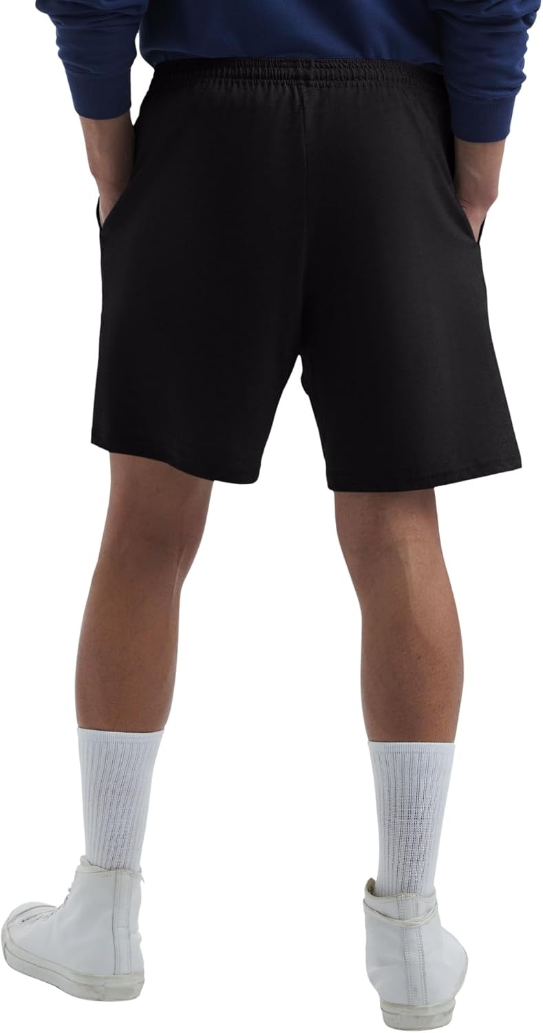 image:imageHanes Mens Shorts Essentials Short with Pockets Gym Shorts for Men Mens Athletic Shorts 75Black