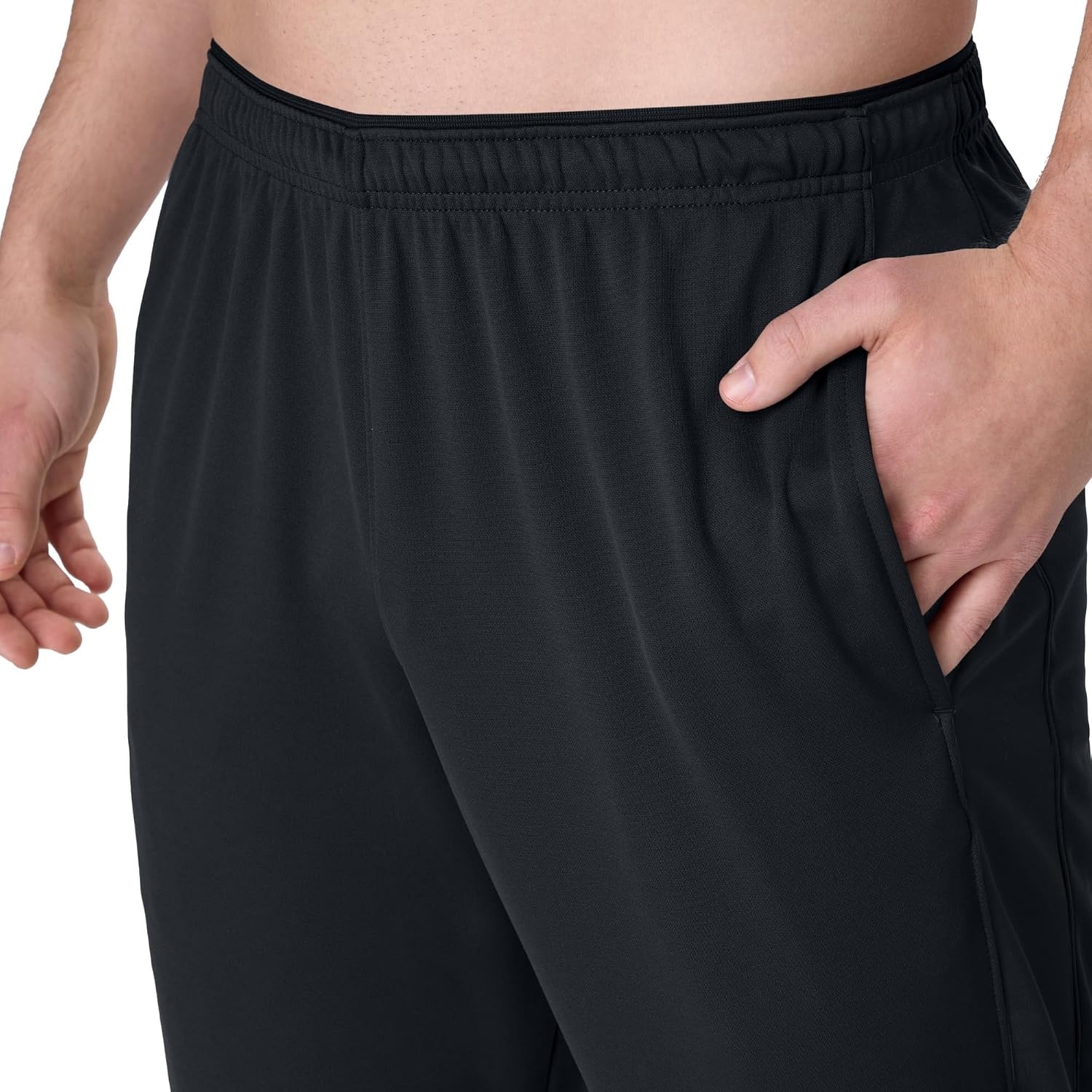 image:imageHanes Mens Sport Knit Training PantBlack