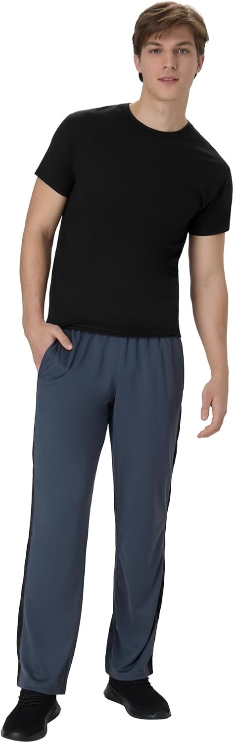 image:imageHanes Mens Sport Knit Training PantStealthBlack