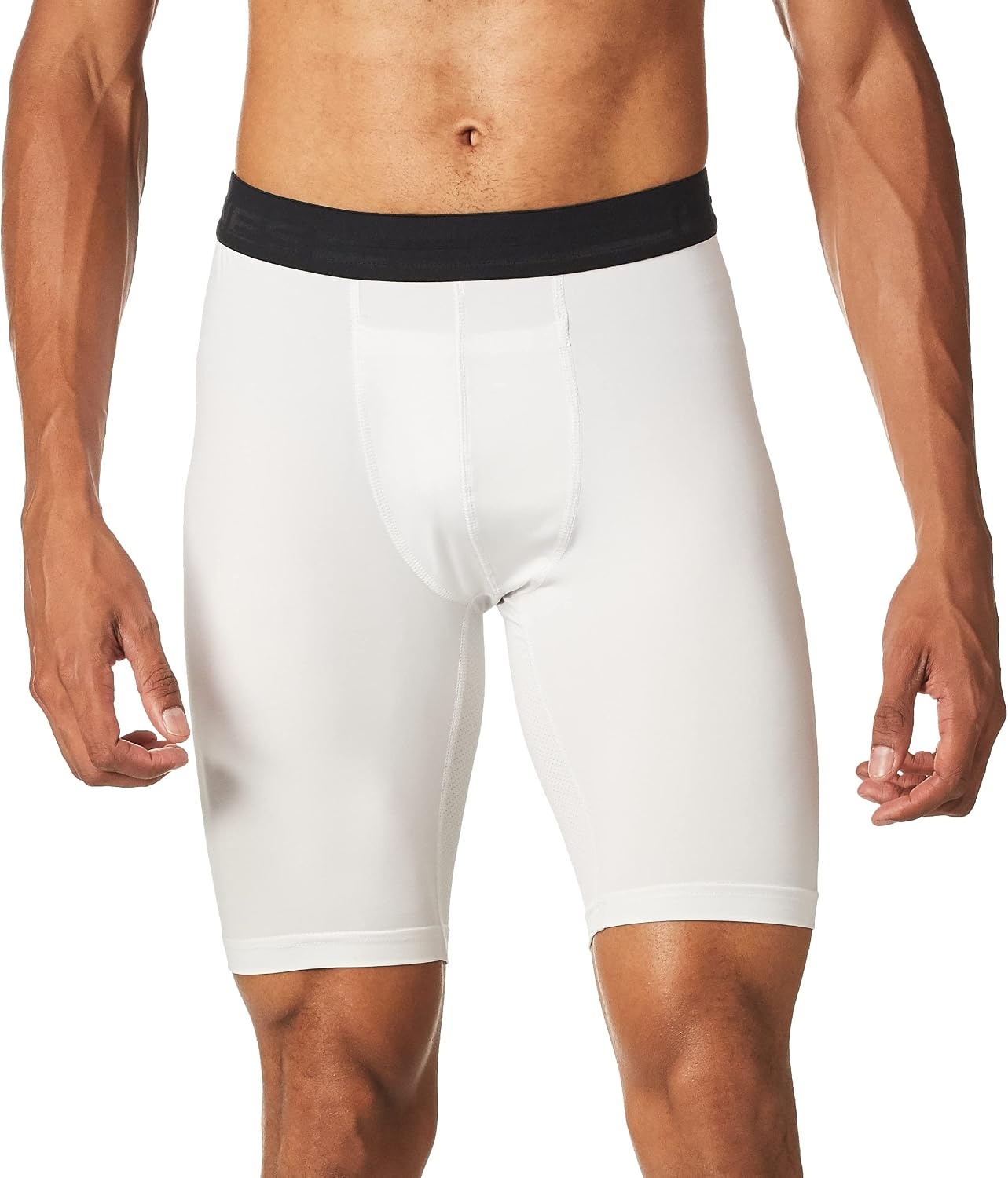 image:imageHanes Mens Sport Mens Performance Compression ShortTrue WhiteEbony