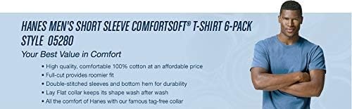 image:imageHanes Mens TShirt Pack 4 or 6 Pack EssentialT Crewneck Cotton TShirts Everyday Mens Clothing Big amp TallSmoke Gray