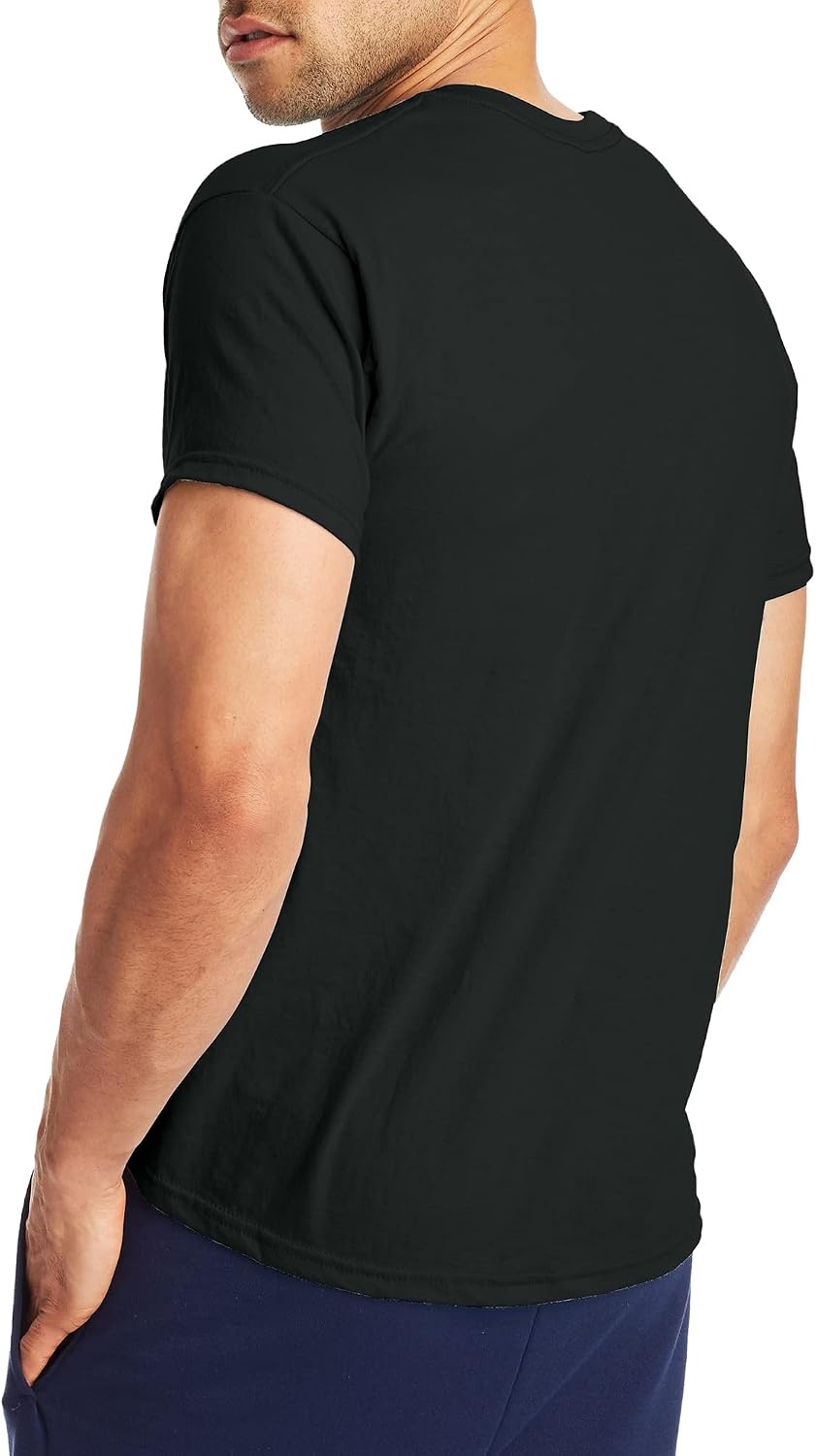 image:imageHanes Mens XTemp Performance TShirt Pack Cotton Blend MoistureWicking Tees for Men 2PackBlack