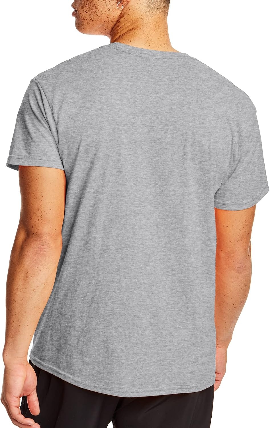 image:imageHanes Mens XTemp Performance TShirt Pack Cotton Blend MoistureWicking Tees for Men 2PackLight Steel