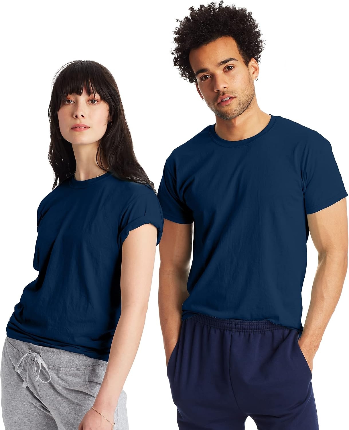 image:imageHanes Mens XTemp Performance TShirt Pack Cotton Blend MoistureWicking Tees for Men 2PackNavy
