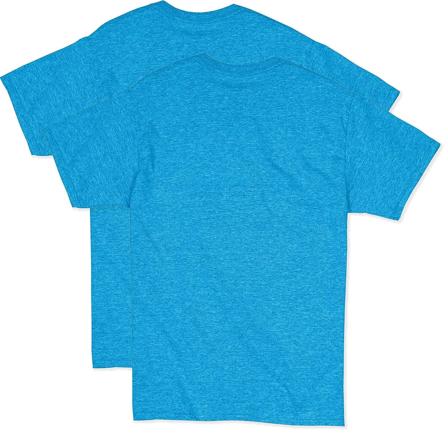 image:imageHanes Mens XTemp Performance TShirt Pack Cotton Blend MoistureWicking Tees for Men 2PackNeon Blue Heather