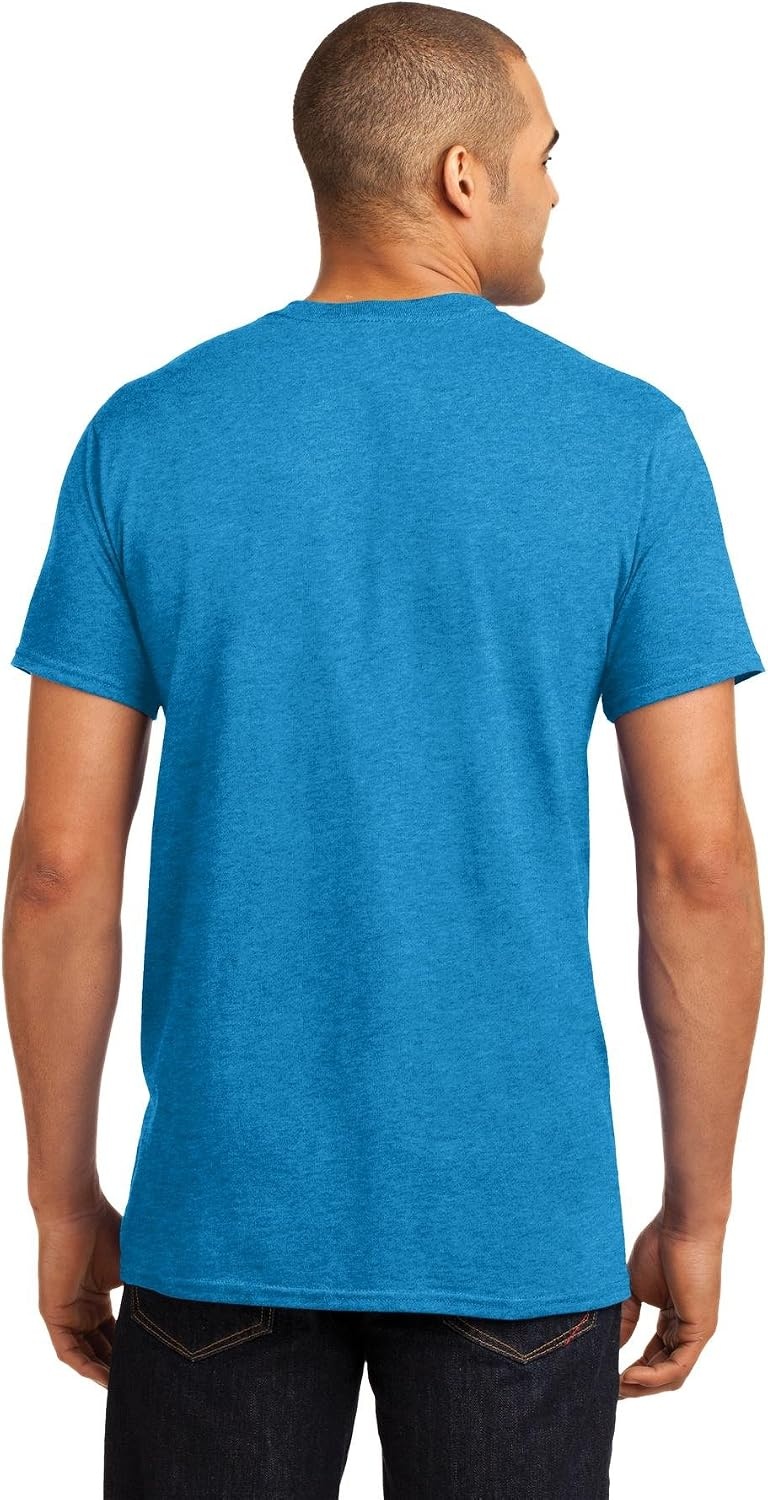image:imageHanes Mens XTemp Performance TShirt Pack Cotton Blend MoistureWicking Tees for Men 2PackNeon Blue Heather