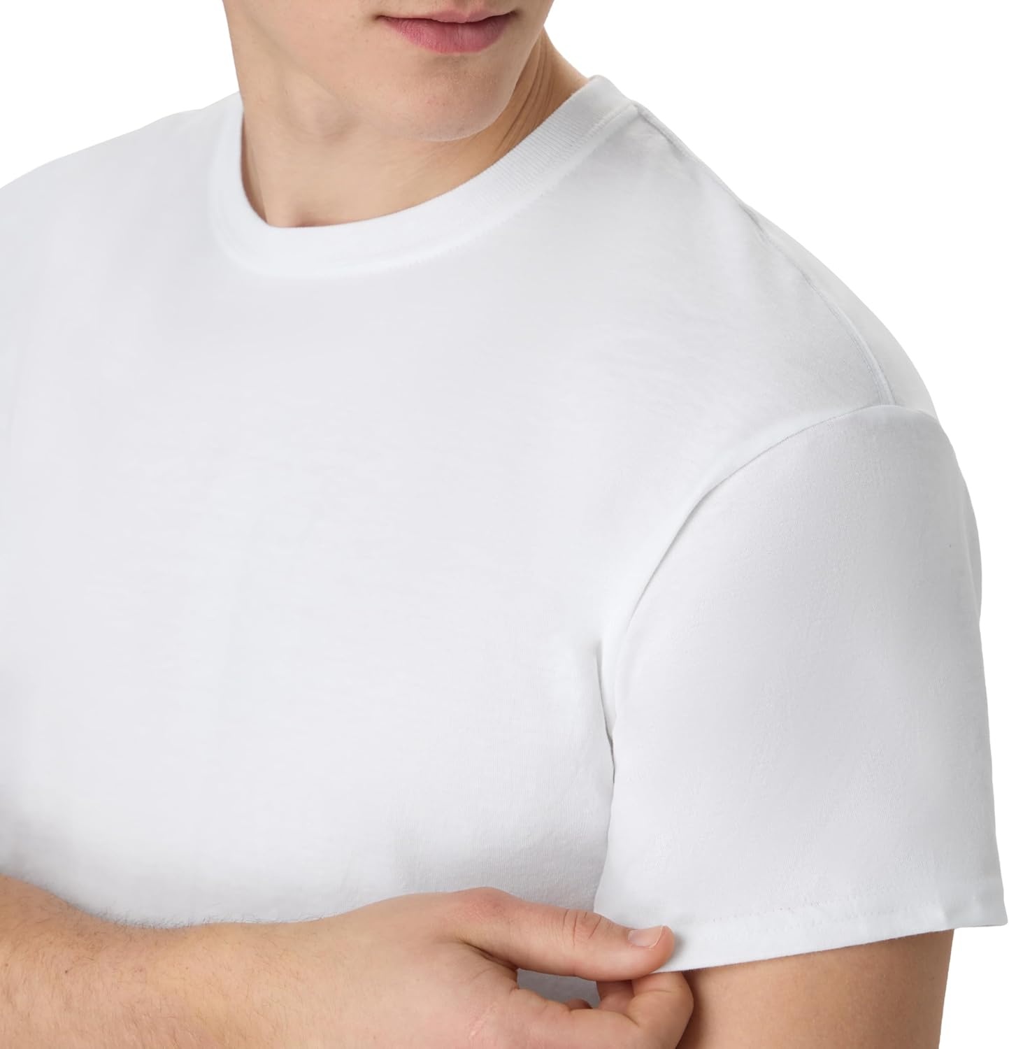 image:imageHanes Mens XTemp Performance TShirt Pack Cotton Blend MoistureWicking Tees for Men 2PackWhite