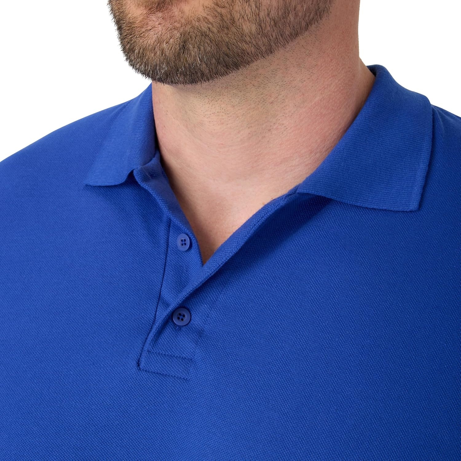 image:imageHanes Mens XTemp Short Sleeve Polo Shirt Midweight Mens ShirtDeep Royal