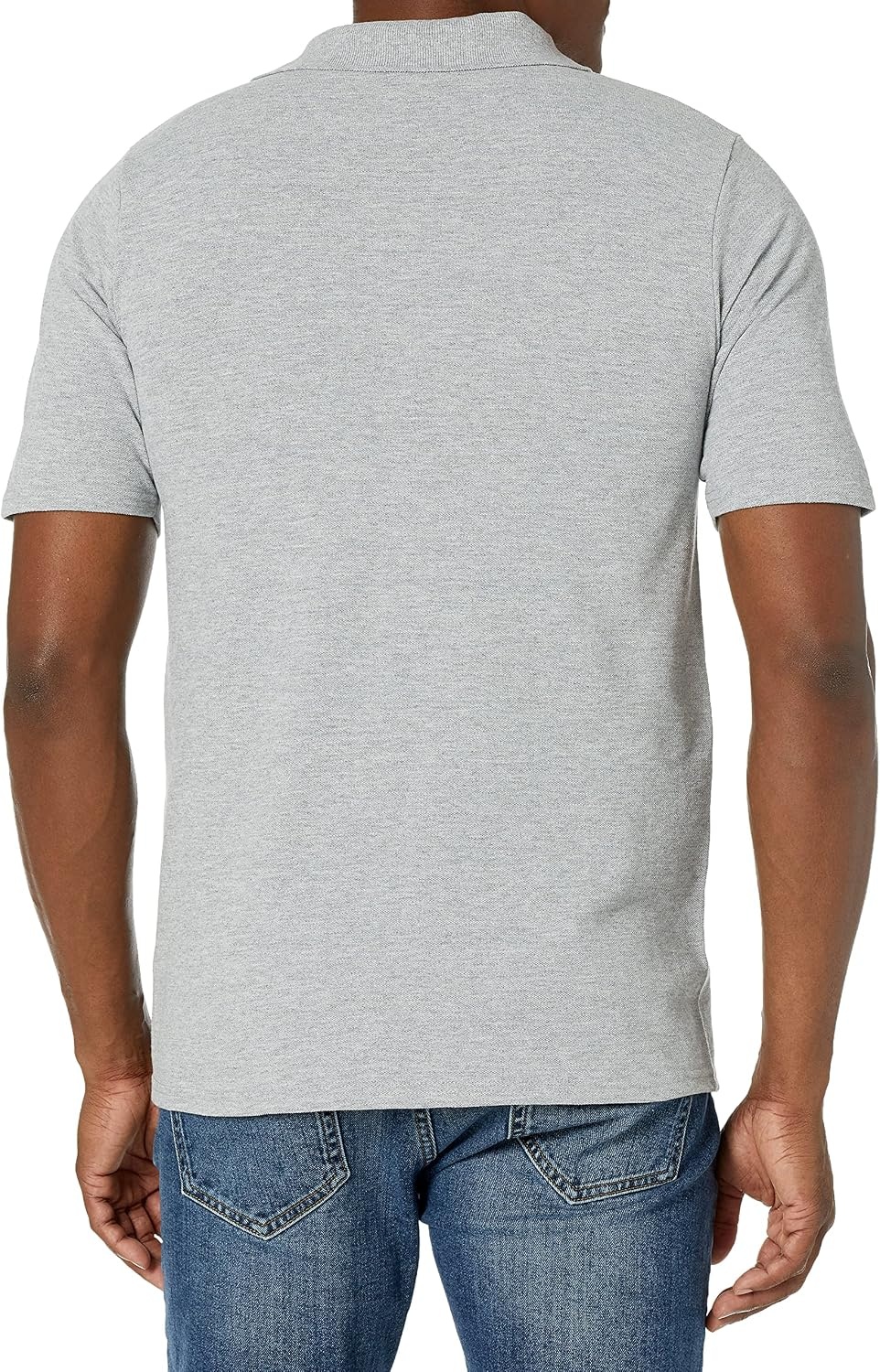 image:imageHanes Mens XTemp Short Sleeve Polo Shirt Midweight Mens ShirtLight Steel