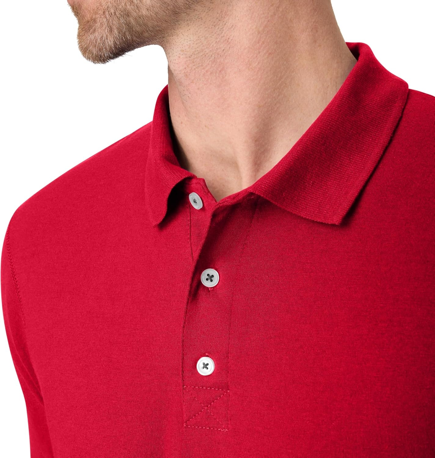 image:imageHanes mens Xtemp Performance Polo Cotton Blend Sport Shirt for Men With Odor ControlDeep Red
