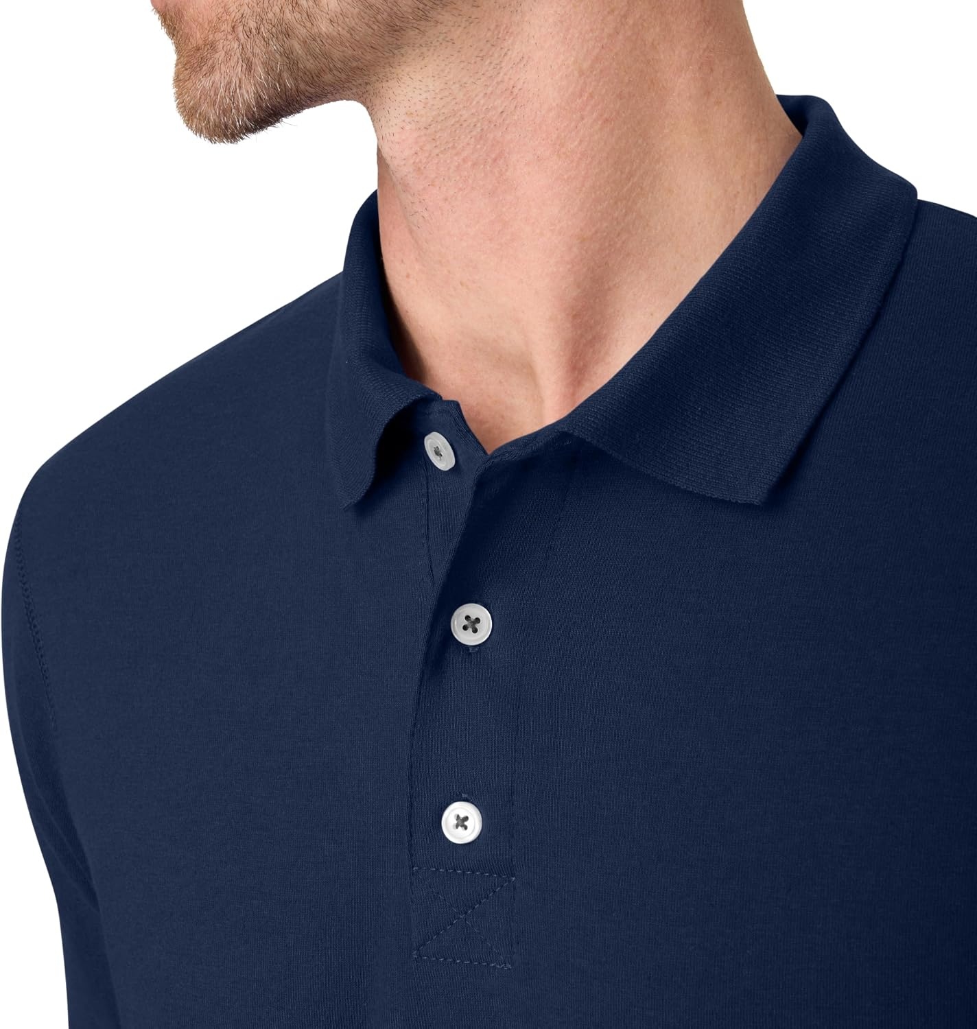 image:imageHanes mens Xtemp Performance Polo Cotton Blend Sport Shirt for Men With Odor ControlNavy