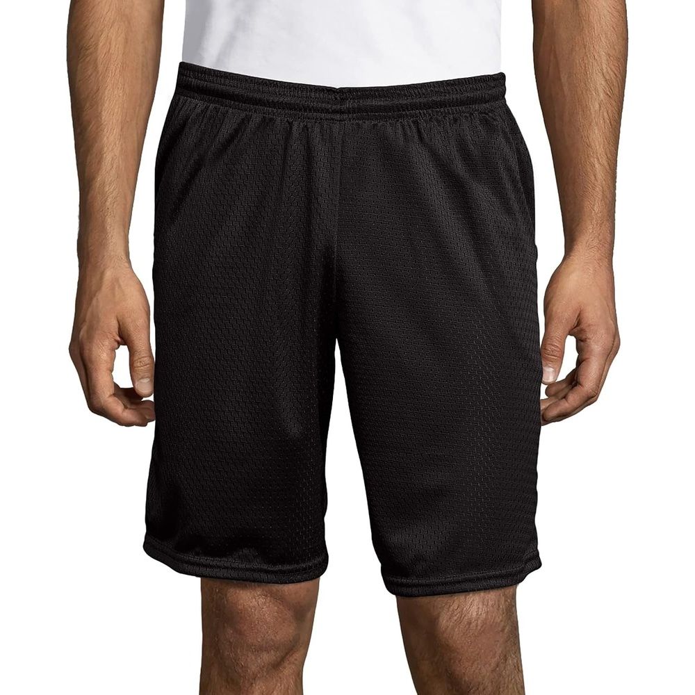 image:imageHanes Mens Mesh Pocket ShortEbony