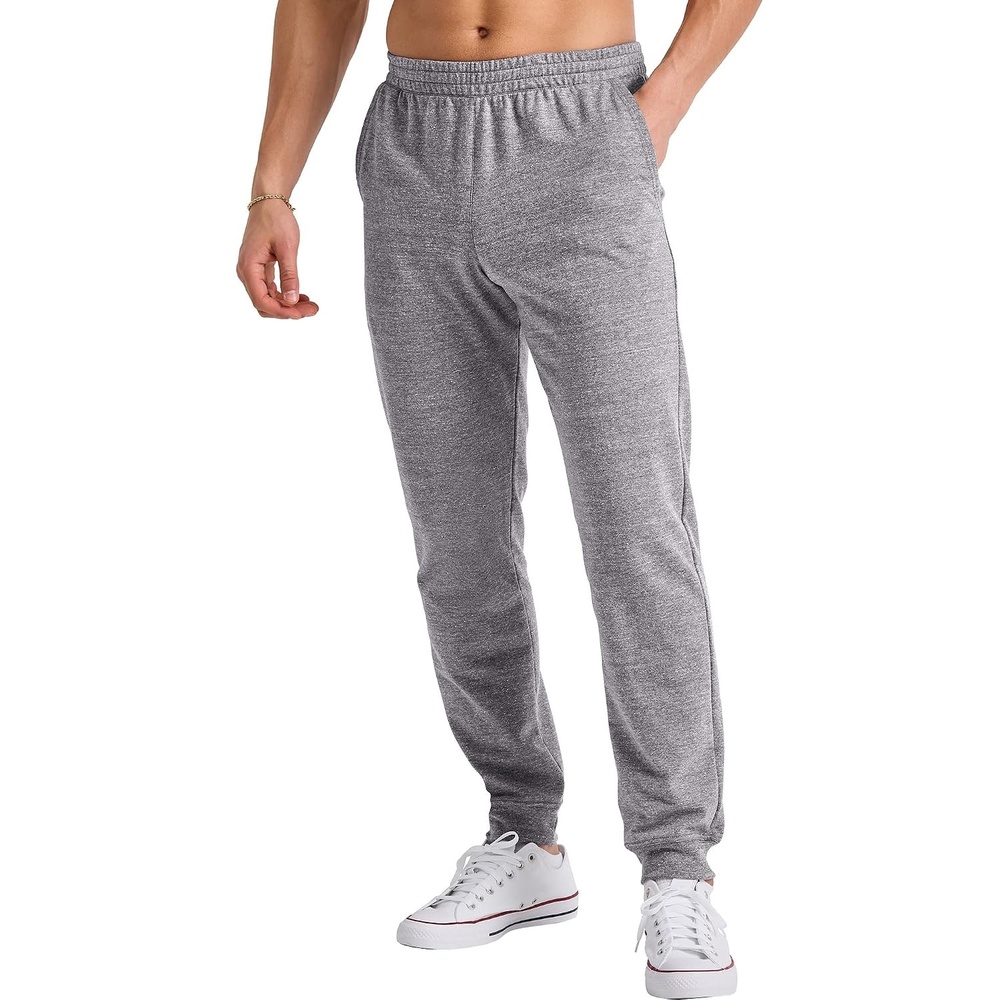 image:imageHanes Mens Originals French Terry Joggers Lightweight Sweatpants with Pockets 30 InseamBlack 50r Pe Heather
