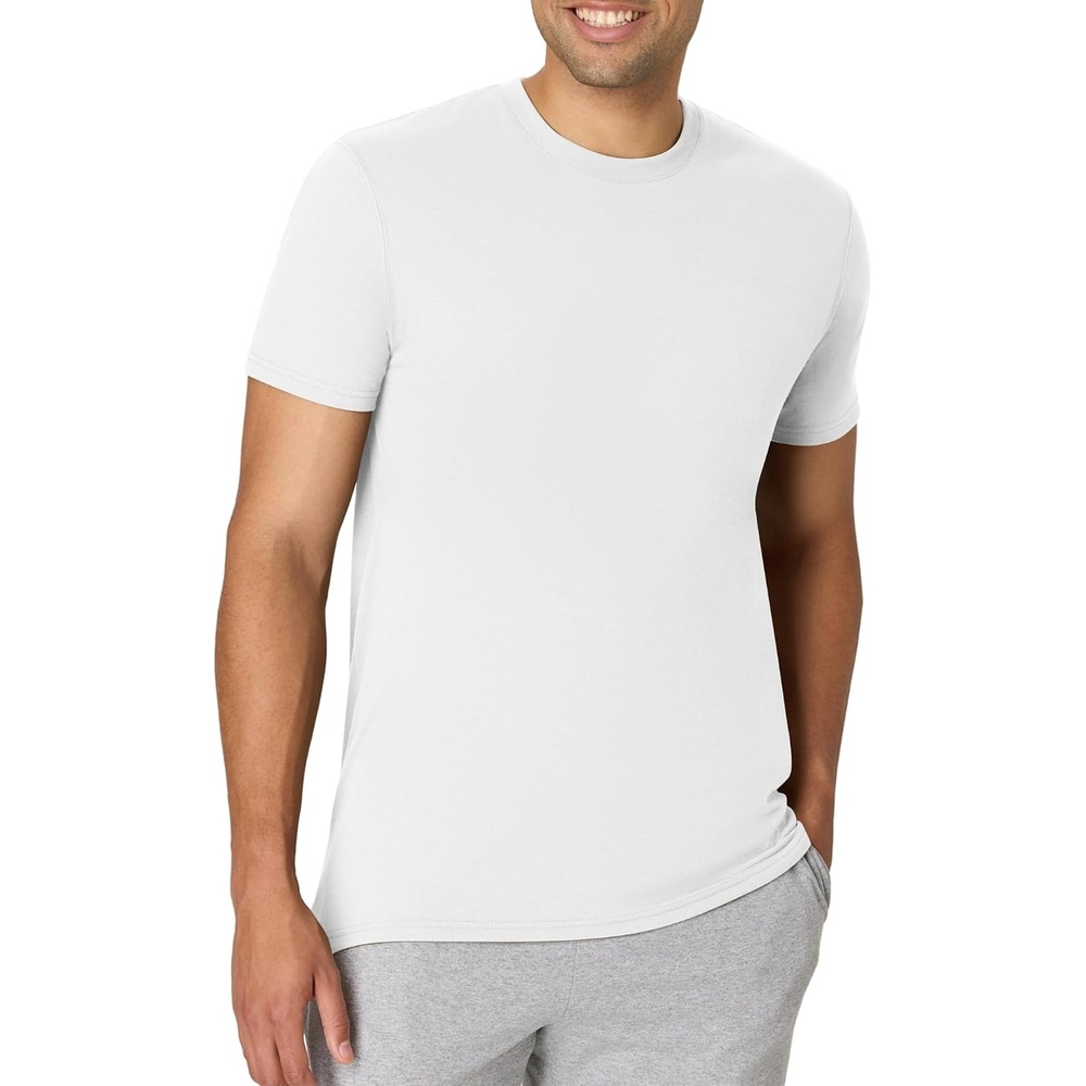 image:imageHanes Mens Originals Lightweight TShirt Crewneck TShirts for Men TriBlend TeeEco White