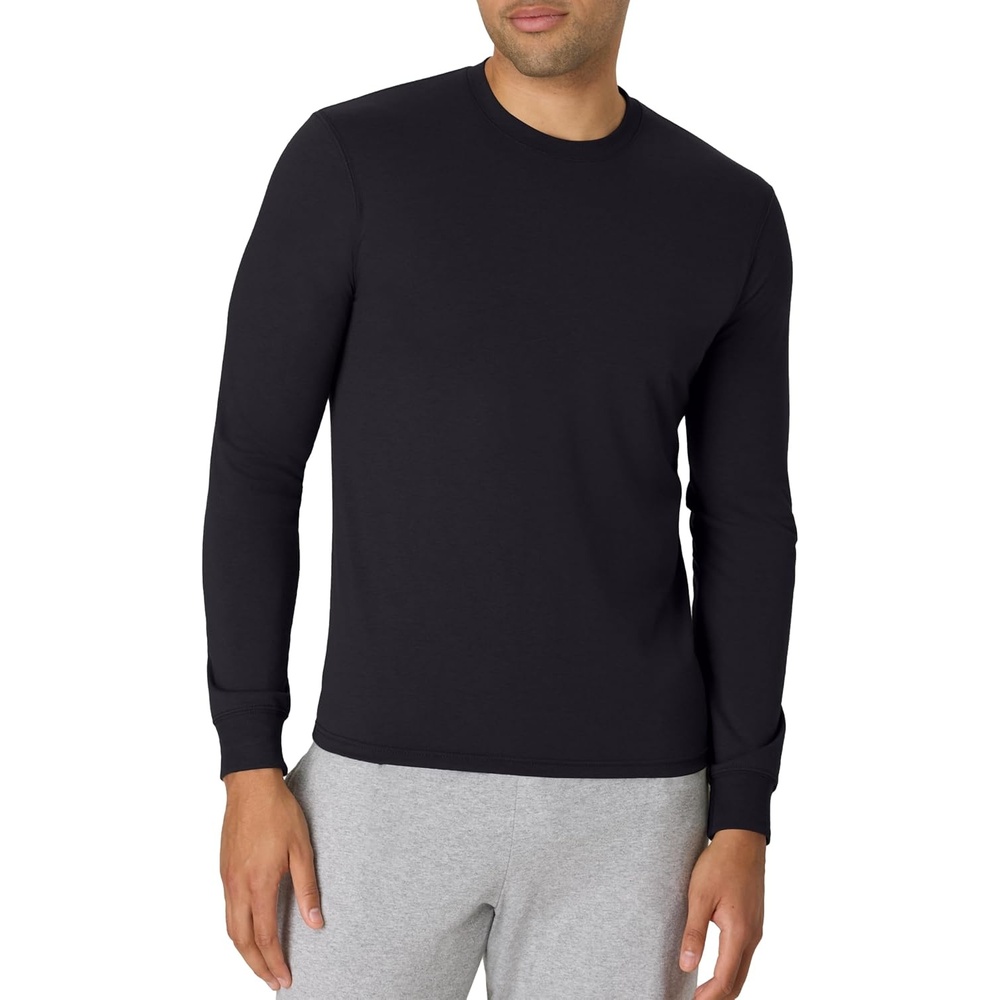 image:imageHanes Mens Originals Long Sleeve TShirt Lightweight TriBlend Jersey Tee for MenBlack