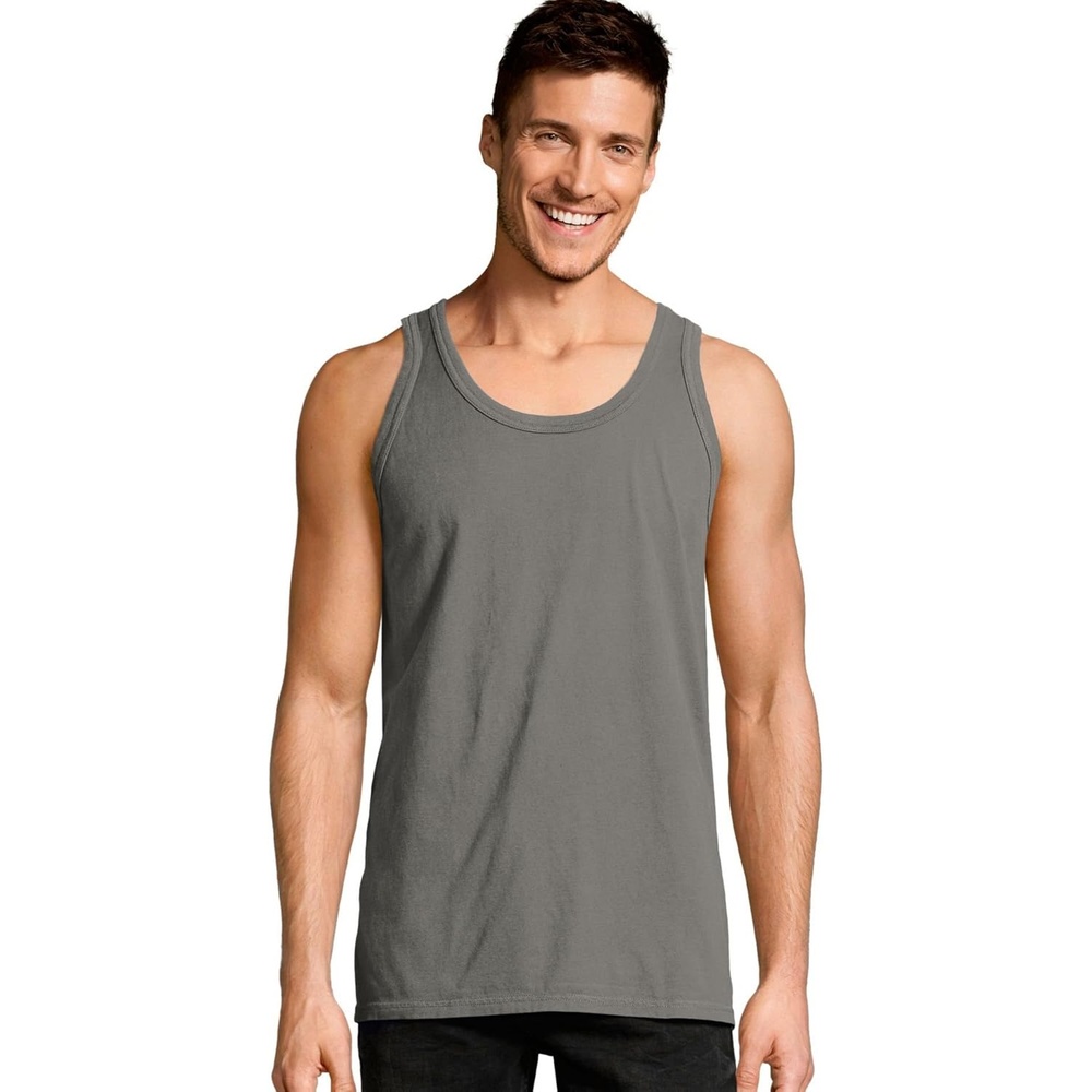 image:imageHanes Mens Originals TriBlend Tank Top Lightweight Tanks for Men Sleeveless Tank ShirtConcrete Gray