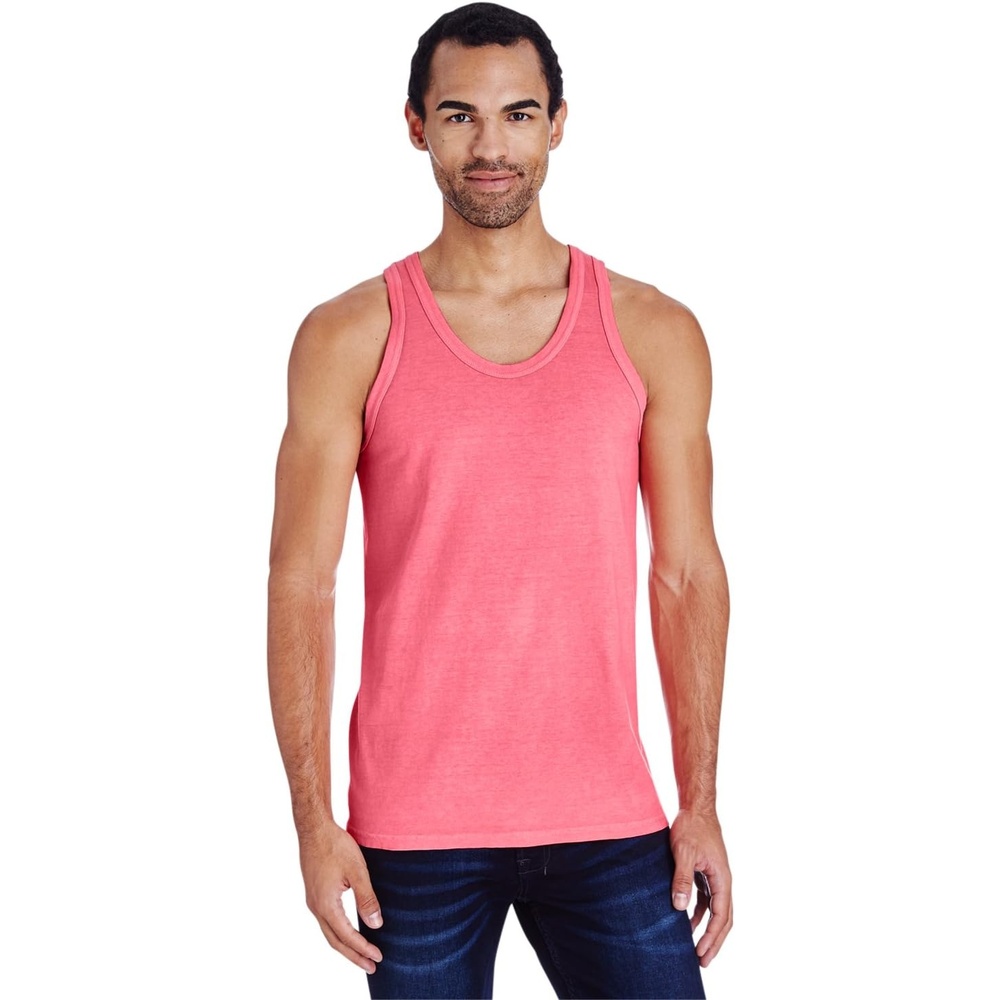 image:imageHanes Mens Originals TriBlend Tank Top Lightweight Tanks for Men Sleeveless Tank ShirtCoral Craze