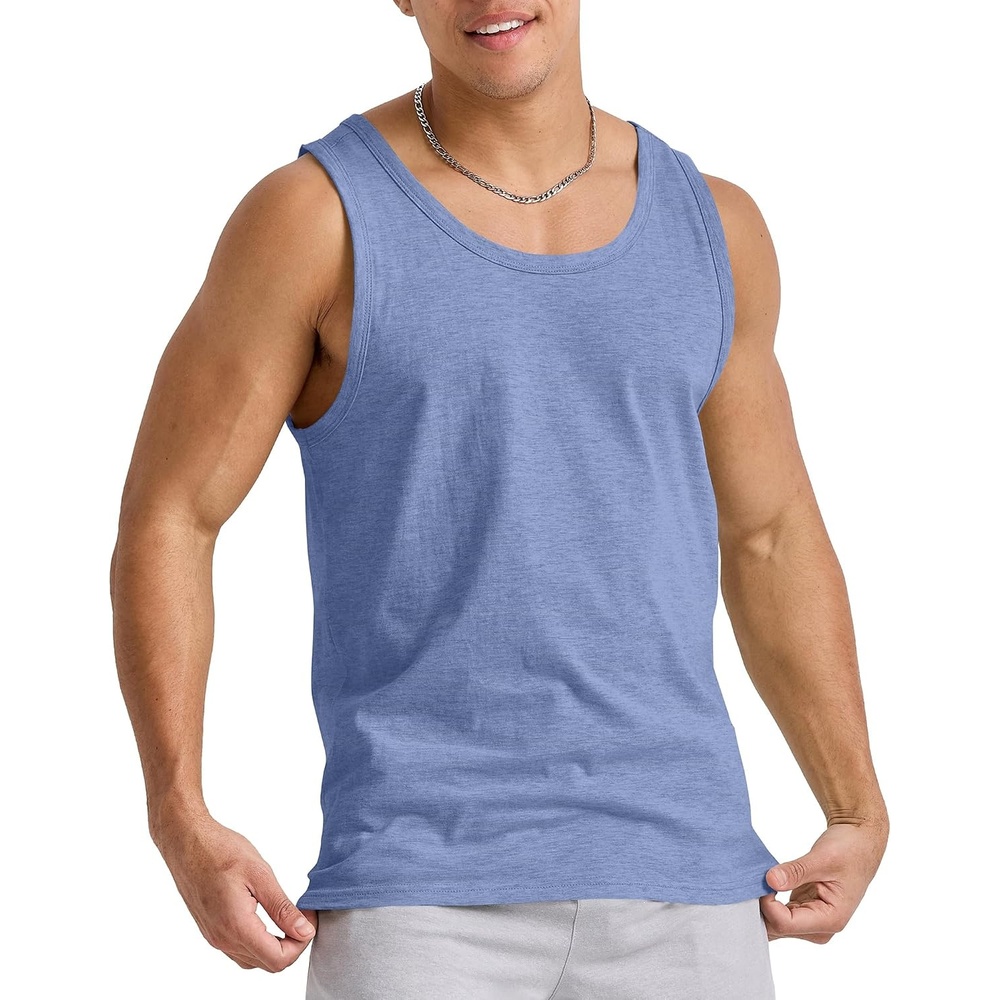 image:imageHanes Mens Originals TriBlend Tank Top Lightweight Tanks for Men Sleeveless Tank ShirtDeep Forte Blue Pe Heather