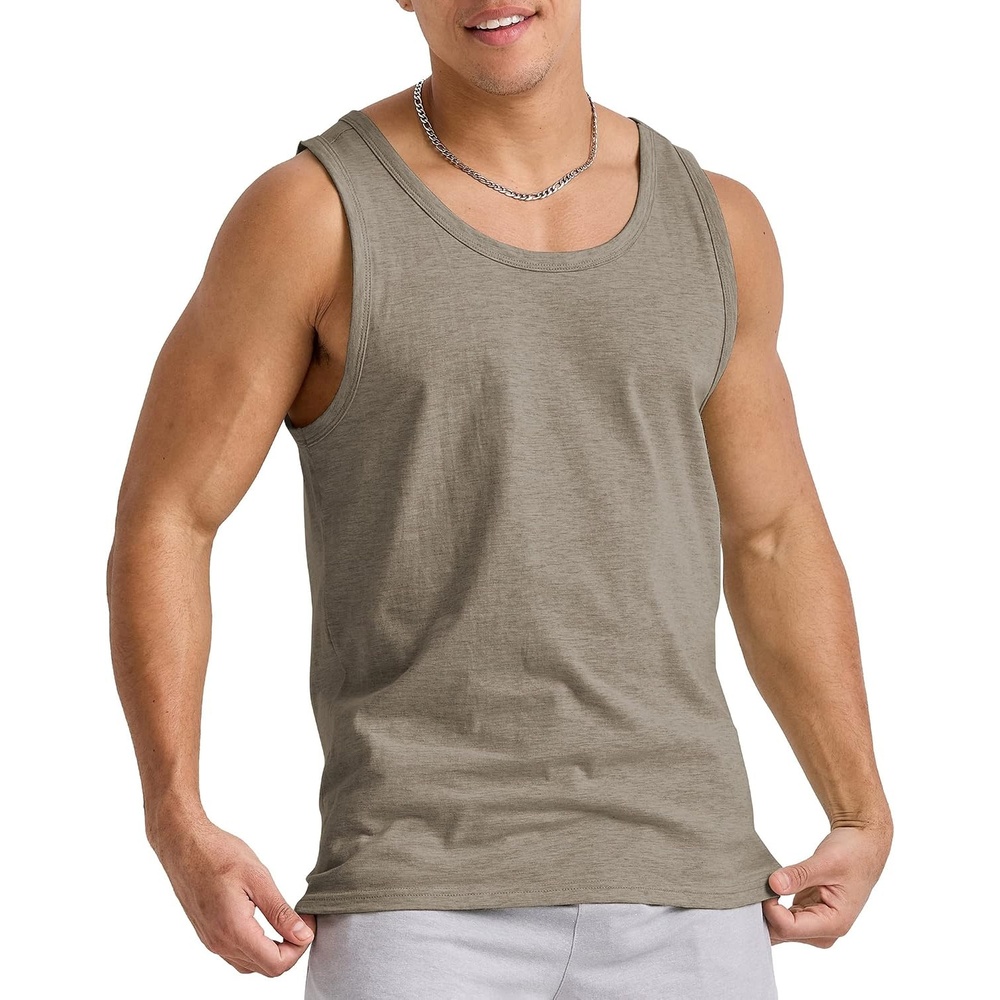 image:imageHanes Mens Originals TriBlend Tank Top Lightweight Tanks for Men Sleeveless Tank ShirtOregano Pe Heather