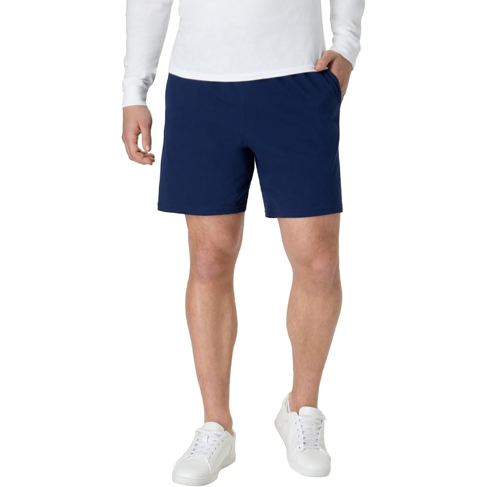 image:imageHanes Mens Shorts Essentials Short with Pockets Gym Shorts for Men Mens Athletic Shorts 75Navy