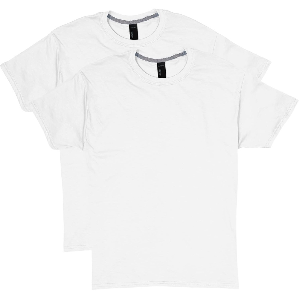 image:imageHanes Mens XTemp Performance TShirt Pack Cotton Blend MoistureWicking Tees for Men 2PackWhite