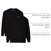 Hanes Men’s Beefy Long Sleeve Shirt, 1 or 2 Pack(Black – 2 Pack)