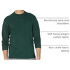Hanes Men’s Beefy Long Sleeve Shirt, 1 or 2 Pack(Deep Forest Green – 1 Pack)