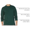 Hanes Men’s Beefy Long Sleeve Shirt, 1 or 2 Pack(Deep Forest/Green – 1 Pack)