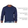 Hanes Men’s Beefy Long Sleeve Shirt, 1 or 2 Pack(Navy – 1 Pack)