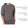 Hanes Men’s Beefy Long Sleeve Shirt, 1 or 2 Pack(Smoke Gray – 1 Pack)