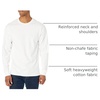 Hanes Men’s Beefy Long Sleeve Shirt, 1 or 2 Pack(White – 2 Pack)