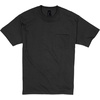 Hanes Men’s Beefy-t Pocket, Heavyweight Cotton Pocket Tee for Men, Full-Cut T-Shirt, 1 Or 2 Pack(Black – 1 Pack)
