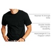 Hanes Men’s Beefy-t Pocket, Heavyweight Cotton Pocket Tee for Men, Full-Cut T-Shirt, 1 Or 2 Pack(Black – 2 Pack)