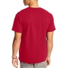 Hanes Men’s Beefy-t Pocket, Heavyweight Cotton Pocket Tee for Men, Full-Cut T-Shirt, 1 Or 2 Pack(Deep Red – 2 Pack)