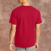 Hanes Men’s Beefy-t Pocket, Heavyweight Cotton Pocket Tee for Men, Full-Cut T-Shirt, 1 Or 2 Pack(Deep Red – 2 Pack)