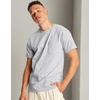 Hanes Men’s Beefy-t Pocket, Heavyweight Cotton Pocket Tee for Men, Full-Cut T-Shirt, 1 Or 2 Pack(Light Steel – 2 Pack)