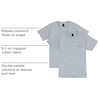 Hanes Men’s Beefy-t Pocket, Heavyweight Cotton Pocket Tee for Men, Full-Cut T-Shirt, 1 Or 2 Pack(Light Steel – 2 Pack)