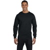 Hanes Men’s Essentials Long-Sleeve T-Shirt, Crewneck Cotton T-Shirts for Men, 2-Pack(Black – 2 Pack)