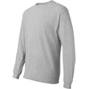 Hanes Men’s Essentials Long-Sleeve T-Shirt, Crewneck Cotton T-Shirts for Men, 2-Pack(Light Steel – 2 Pack)