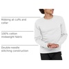 Hanes Men’s Essentials Long-Sleeve T-Shirt, Crewneck Cotton T-Shirts for Men, 2-Pack(White – 4 Pack)