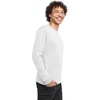 Hanes Men’s Essentials Long-Sleeve T-Shirt, Crewneck Cotton T-Shirts for Men, 2-Pack(White – 4 Pack)