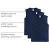 Hanes Men’s Essentials Midweight Muscle T-Shirt Pack, Cotton Muscle Tank Shirts, 3-Pack(Athletic Navy)