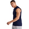 Hanes Men’s Essentials Midweight Muscle T-Shirt Pack, Cotton Muscle Tank Shirts, 3-Pack(Athletic Navy)