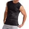 Hanes Men’s Essentials Midweight Muscle T-Shirt Pack, Cotton Muscle Tank Shirts, 3-Pack(Black)