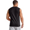 Hanes Men’s Essentials Midweight Muscle T-Shirt Pack, Cotton Muscle Tank Shirts, 3-Pack(Black)