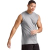 Hanes Men’s Essentials Midweight Muscle T-Shirt Pack, Cotton Muscle Tank Shirts, 3-Pack(Oxford Gray)