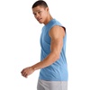 Hanes Men’s Essentials Midweight Muscle T-Shirt Pack, Cotton Muscle Tank Shirts, 3-Pack(Swiss Blue)