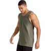 Hanes Men’s Essentials Tank Top Pack, Midweight Cotton Tanks, Sleeveless Shirts, 3-Pack(Camouflage Green)