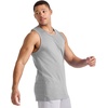 Hanes Men’s Essentials Tank Top Pack, Midweight Cotton Tanks, Sleeveless Shirts, 3-Pack(Light Steel)