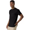 Hanes Men’s Men’s Workwear Short Sleeve Tee (2-Pack)(Black)